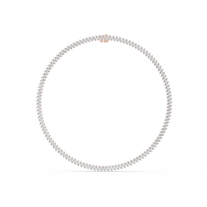Marquise Cut Lab Grown and Natural Very Stunning And Classic Look Women Diamond Necklace For Her - HIGHCARAT DIAMONDS