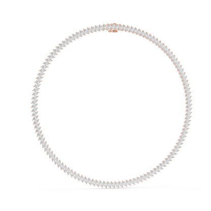 Marquise Cut Lab Grown and Natural Very Stunning And Classic Look Women Diamond Necklace For Her - HIGHCARAT DIAMONDS