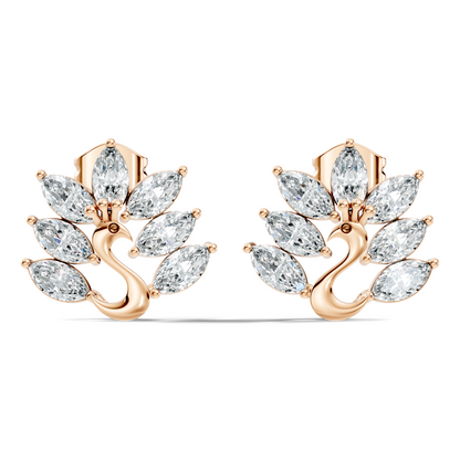 Marquise Cut 1.96 Ct Natural & Lab Grown Diamond Unique Diamond Earrings For Women - HIGHCARAT DIAMONDS