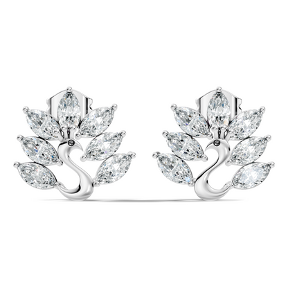 Marquise Cut 1.96 Ct Natural & Lab Grown Diamond Unique Diamond Earrings For Women - HIGHCARAT DIAMONDS