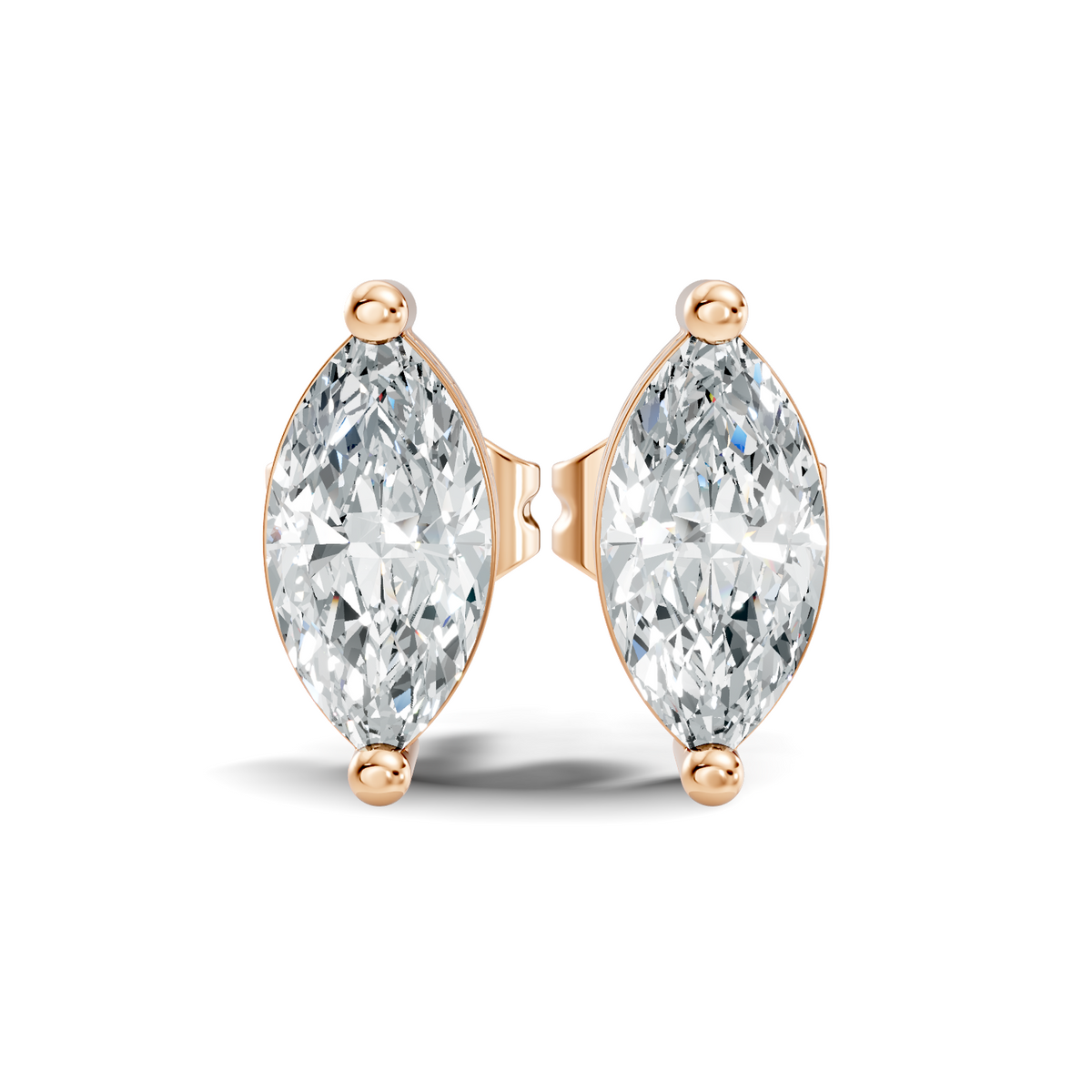Marquise Shape 1.50 Ct Lab Grown Diamond Sparkling Daily Wear Diamond Earrings For Her - HIGHCARAT DIAMONDS