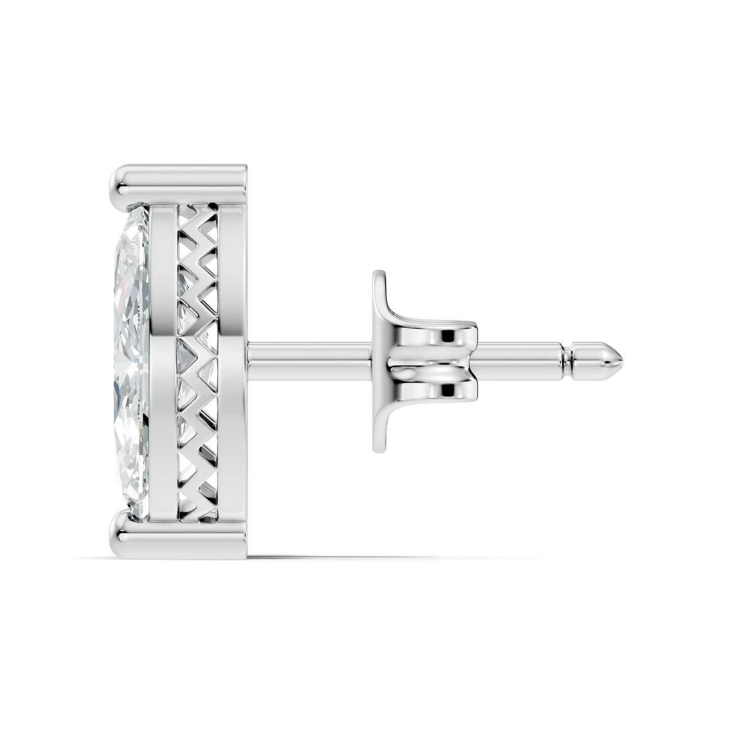 Marquise Shape 1.50 Ct Lab Grown Diamond Sparkling Daily Wear Diamond Earrings For Her - HIGHCARAT DIAMONDS