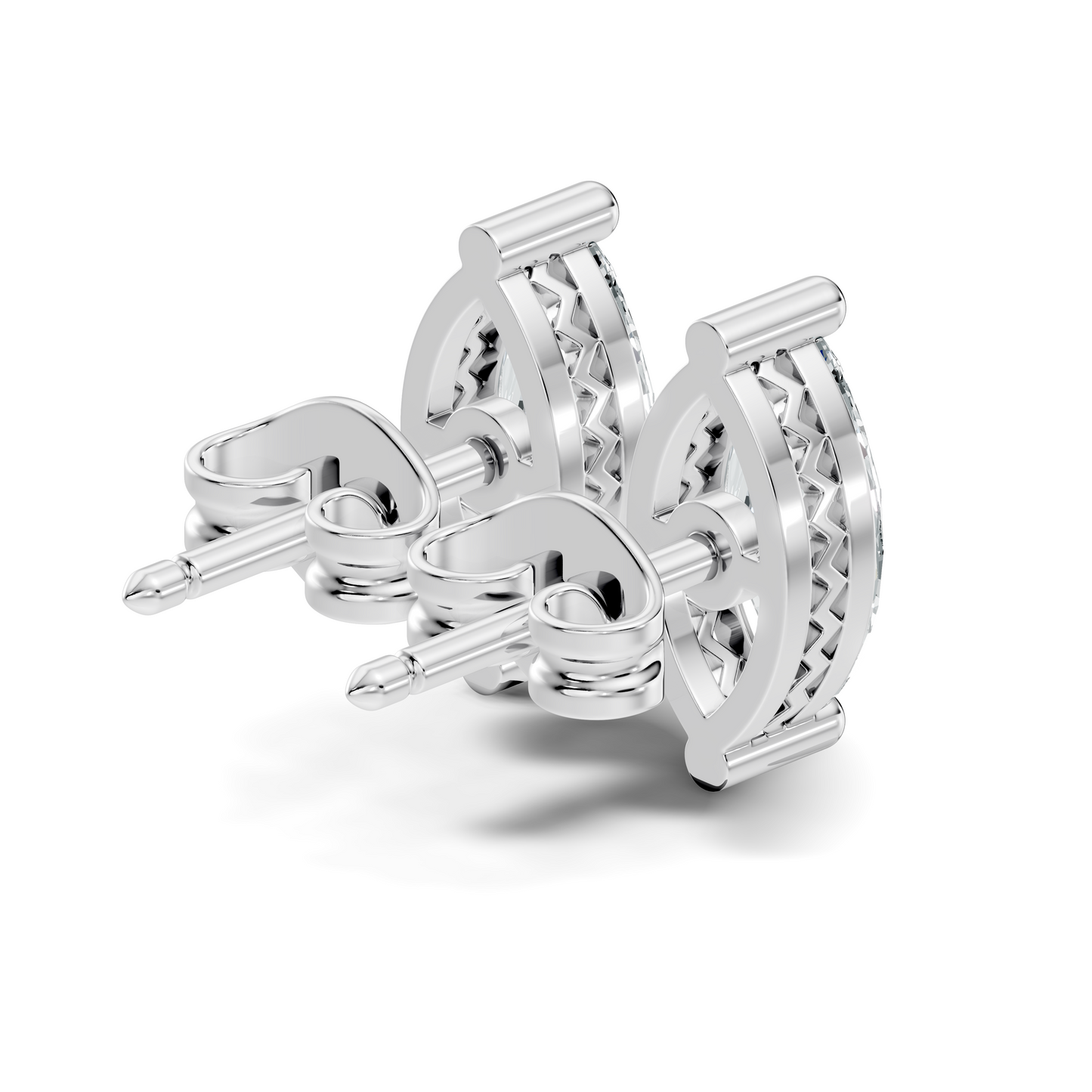 Marquise Shape 1.50 Ct Lab Grown Diamond Sparkling Daily Wear Diamond Earrings For Her - HIGHCARAT DIAMONDS