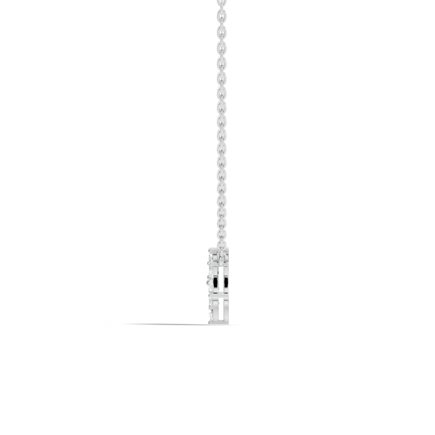 7 Stone Marquise Shape Natural-lab Grown Diamond Pendant For Women Birthday gift - HIGHCARAT DIAMONDS
