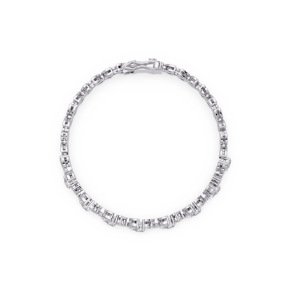 Marquise Lab Grown Diamond Floral Bracelet - HIGHCARAT DIAMONDS