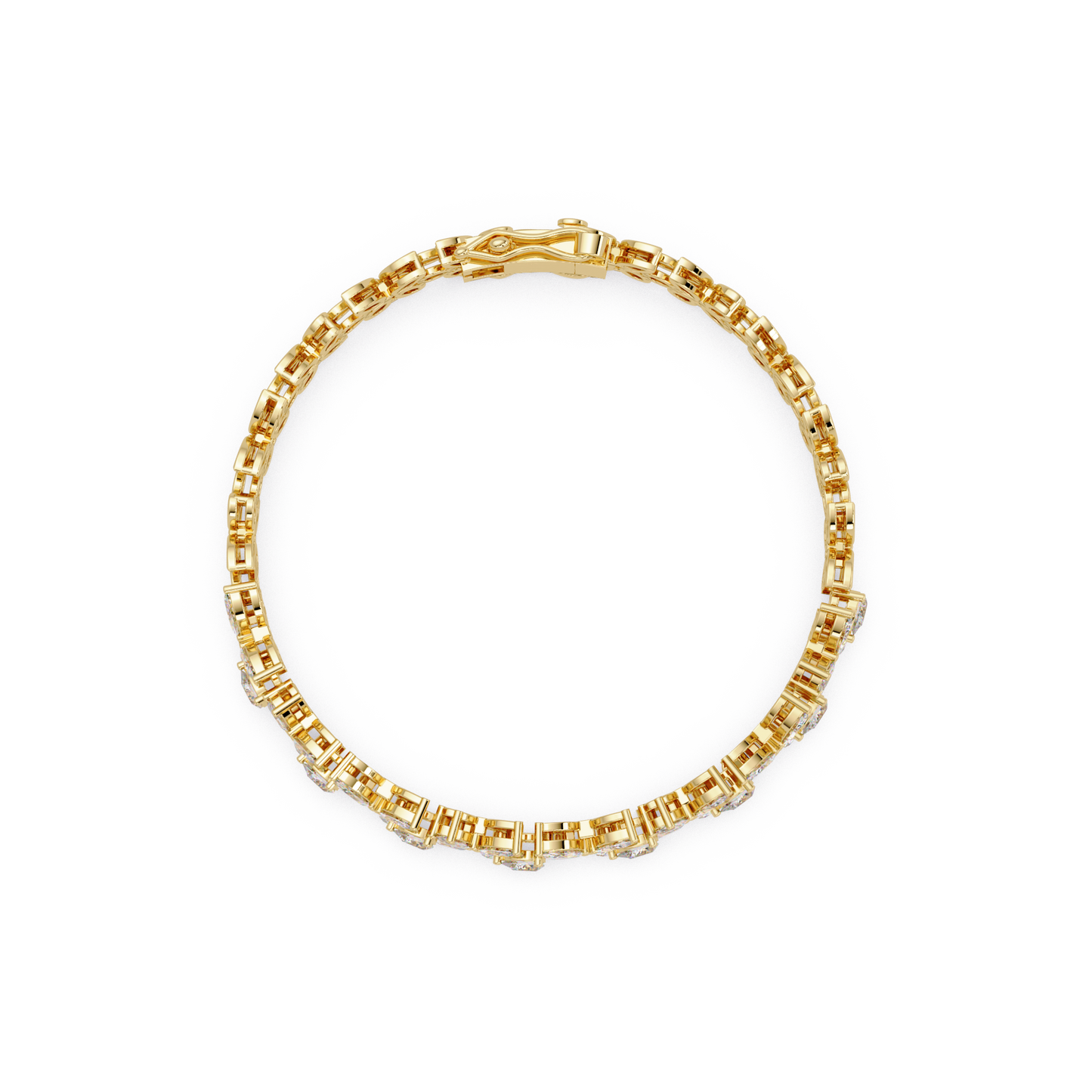 Marquise Lab Grown Diamond Floral Bracelet - HIGHCARAT DIAMONDS