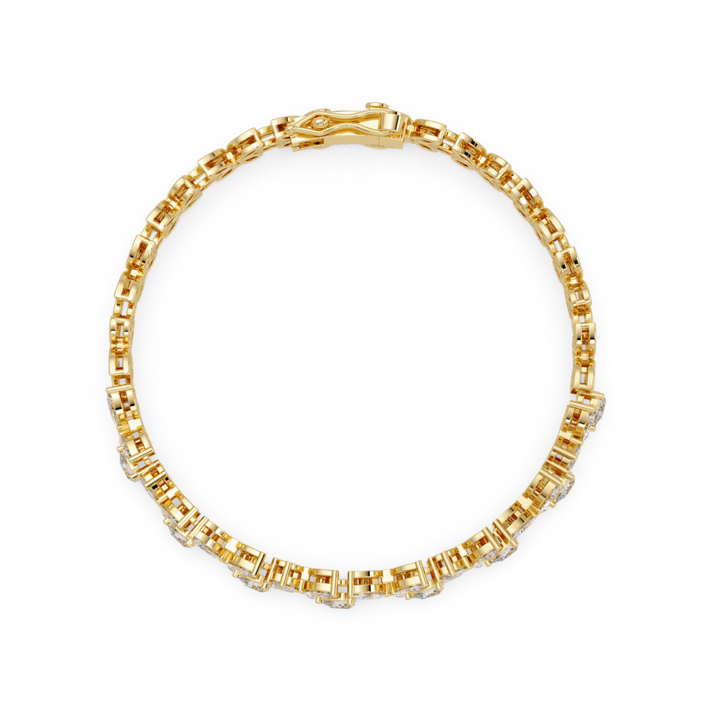 Marquise Lab Grown Diamond Floral Bracelet - HIGHCARAT DIAMONDS