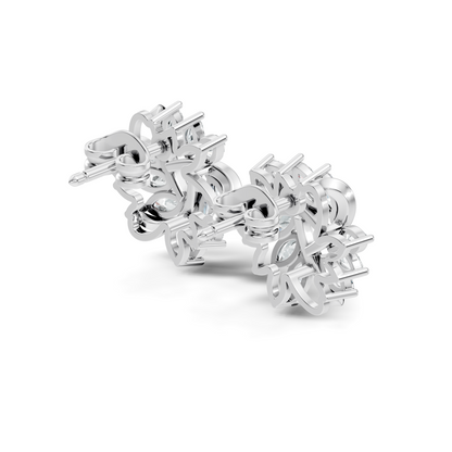 Women's 14K Gold Marquise Labgrown Diamond  Vintage Stud Earrings For Women's - HIGHCARAT DIAMONDS