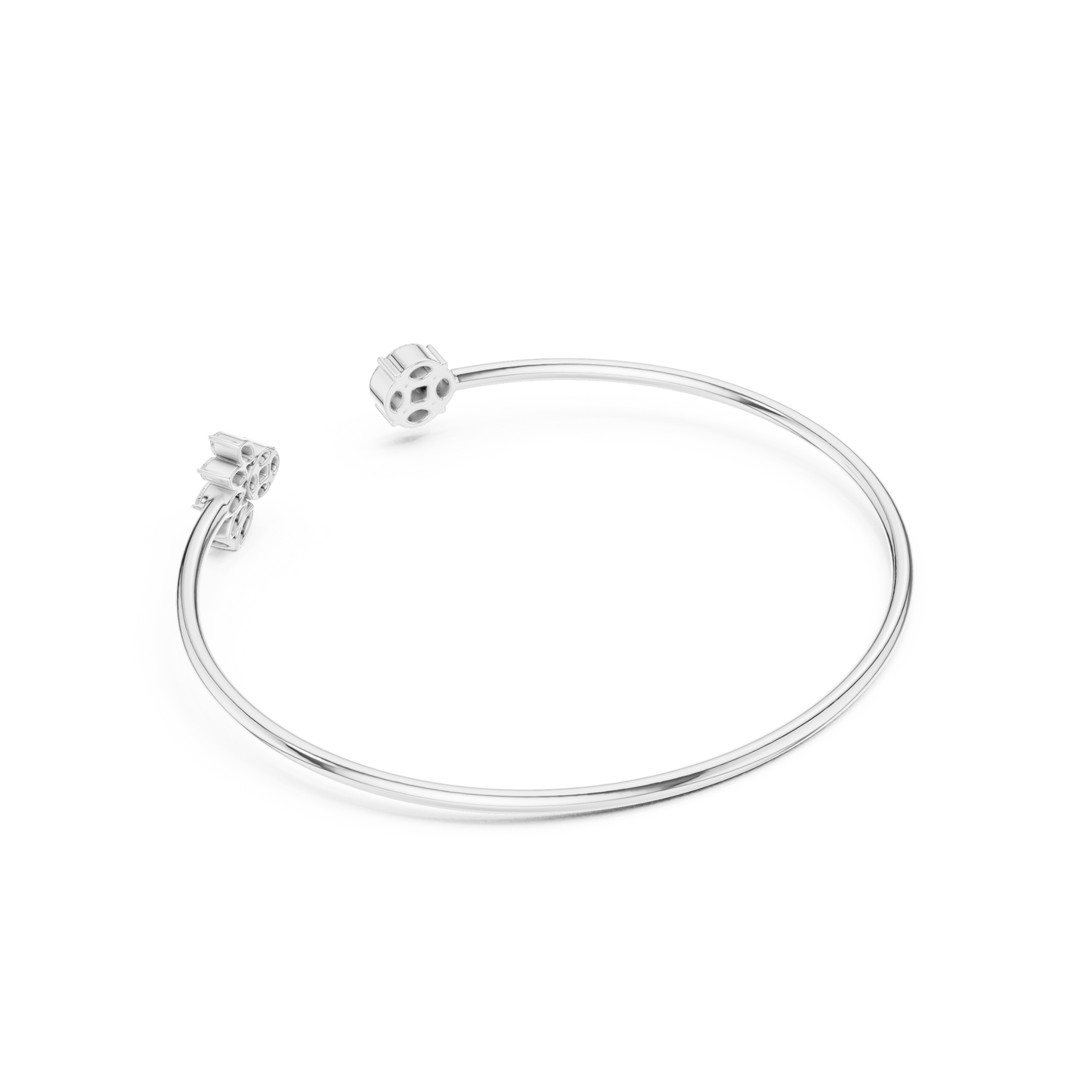 Marquise & Princess Cut Lab Grown Diamond Handcrafted Dainty Bracelet - HIGHCARAT DIAMONDS