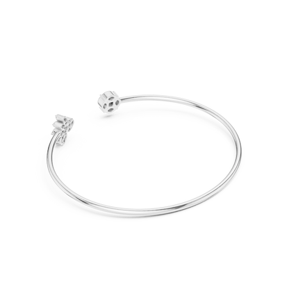 Marquise & Princess Cut Lab Grown Diamond Handcrafted Dainty Bracelet - HIGHCARAT DIAMONDS