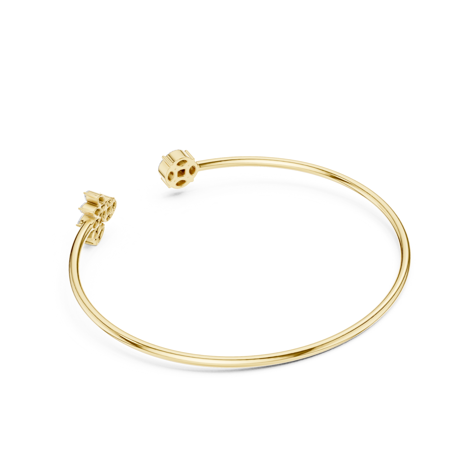Marquise & Princess Cut Lab Grown Diamond Handcrafted Dainty Bracelet - HIGHCARAT DIAMONDS