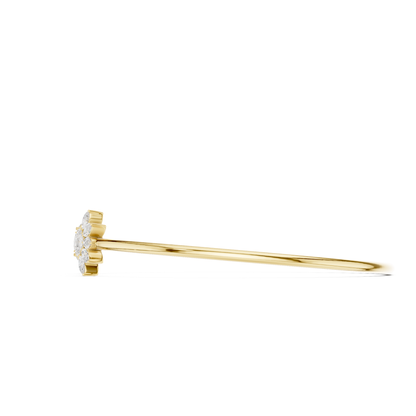 Marquise & Princess Cut Lab Grown Diamond Handcrafted Dainty Bracelet - HIGHCARAT DIAMONDS