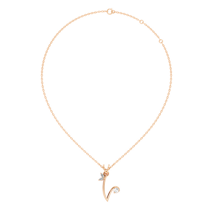 Shinning Round & Marquise Shape Diamond Beautiful Diamond Pendant For Anniversary Gift - HIGHCARAT DIAMONDS