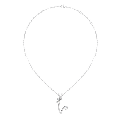 Shinning Round & Marquise Shape Diamond Beautiful Diamond Pendant For Anniversary Gift - HIGHCARAT DIAMONDS