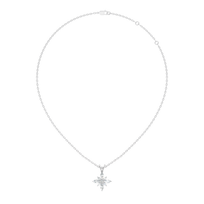 Timeless 14K Gold Marquise Cut Diamond Necklace Vintage Inspired Anniversary Gift For Her - HIGHCARAT DIAMONDS