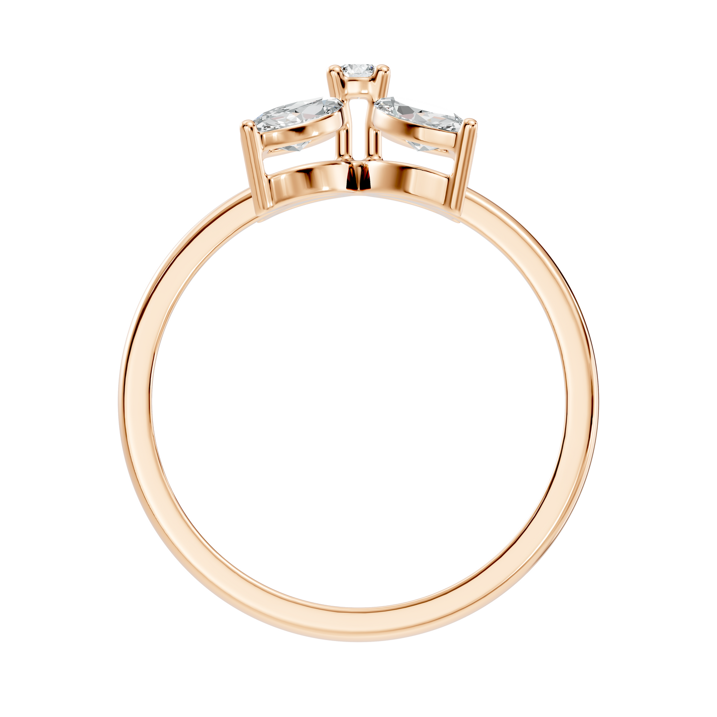 Round and Marquise Cut Lab Grown and Natural Diamond Vintage Minimalist Stunning Ring For Women's - HIGHCARAT DIAMONDS