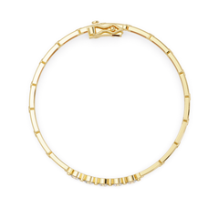 Minimal Five Stone Lab Grown Diamond Link Bracelet - HIGHCARAT DIAMONDS