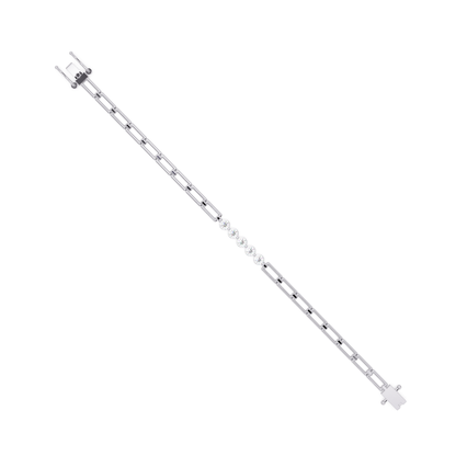 Minimal Five Stone Lab Grown Diamond Link Bracelet - HIGHCARAT DIAMONDS