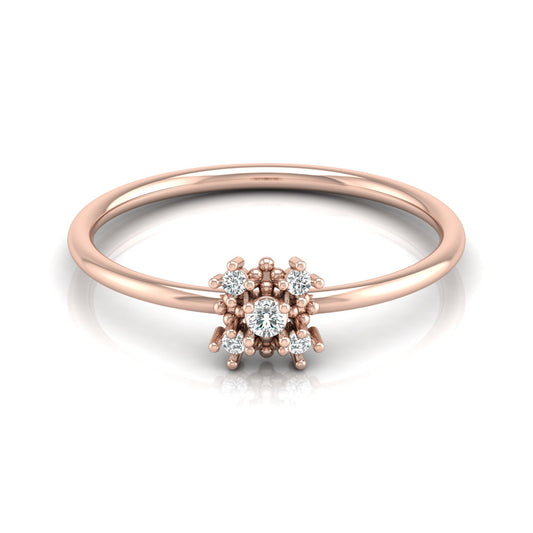Minimalist 0.06 CT Round Cut Band Ring For Women's Charming Jewelry For  Dailywear - HIGHCARAT DIAMONDS