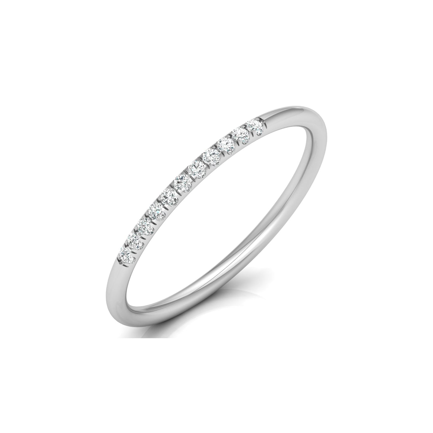Minimalist Eternity Band Ring For Women's Light And Comfortable In 14K Solid Gold - HIGHCARAT DIAMONDS