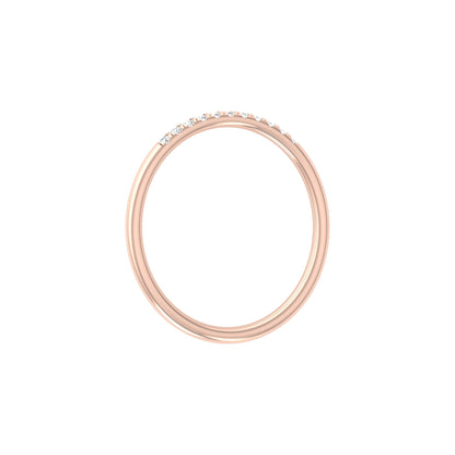 Minimalist Eternity Band Ring For Women's Light And Comfortable In 14K Solid Gold - HIGHCARAT DIAMONDS