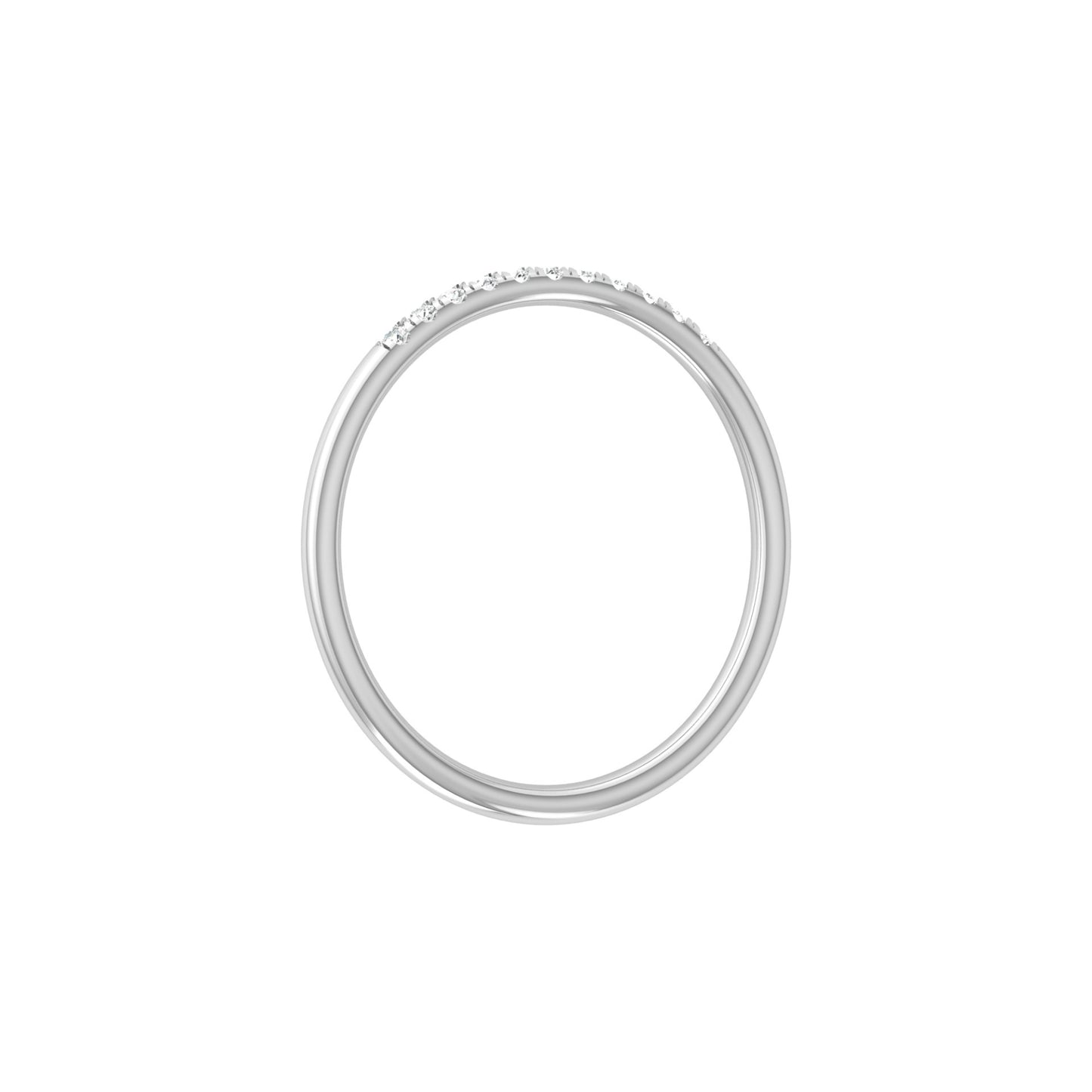 Minimalist Eternity Band Ring For Women's Light And Comfortable In 14K Solid Gold - HIGHCARAT DIAMONDS