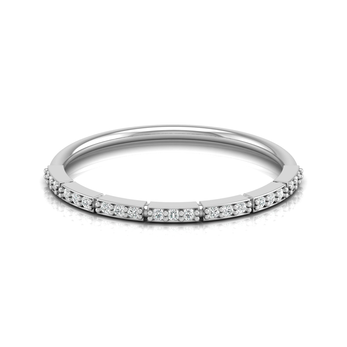 Minimalist Gold Ring Band For Women's  Modern & Elegant Daily Wear Design In 14K Solid Gold - HIGHCARAT DIAMONDS