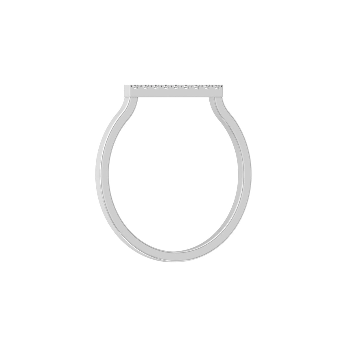 Minimalist Round Diamond Wedding Band Ring Perfect Jewelry For Women In 14 K Solid Gold - HIGHCARAT DIAMONDS