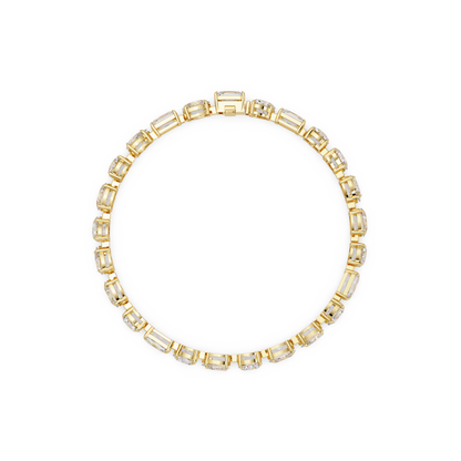 Mixed Shape Lab Grown Diamond Link Tennis Bracelet - HIGHCARAT DIAMONDS