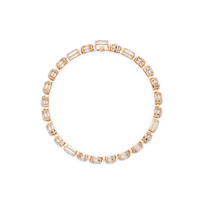 Mixed Shape Lab Grown Diamond Link Tennis Bracelet - HIGHCARAT DIAMONDS