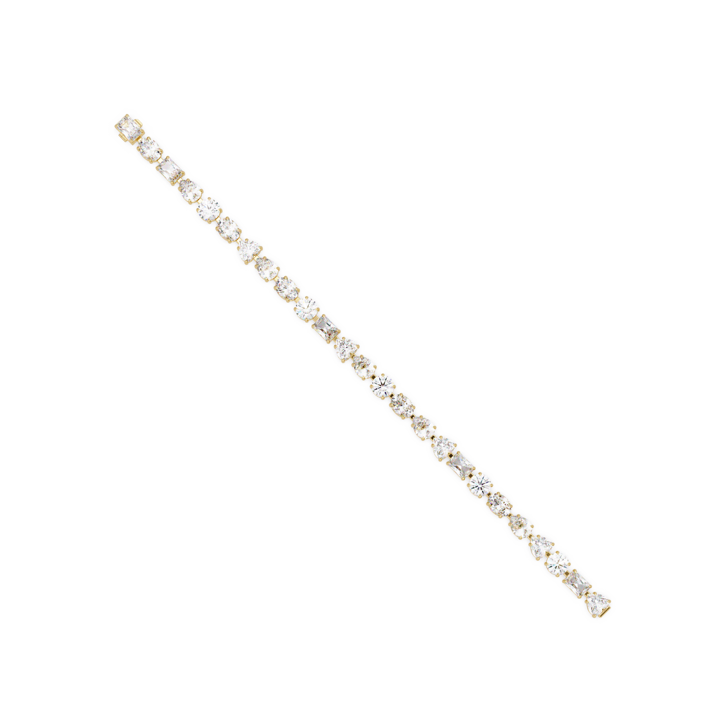 Mixed Shape Lab Grown Diamond Link Tennis Bracelet - HIGHCARAT DIAMONDS