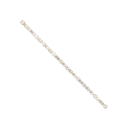 Mixed Shape Lab Grown Diamond Link Tennis Bracelet - HIGHCARAT DIAMONDS