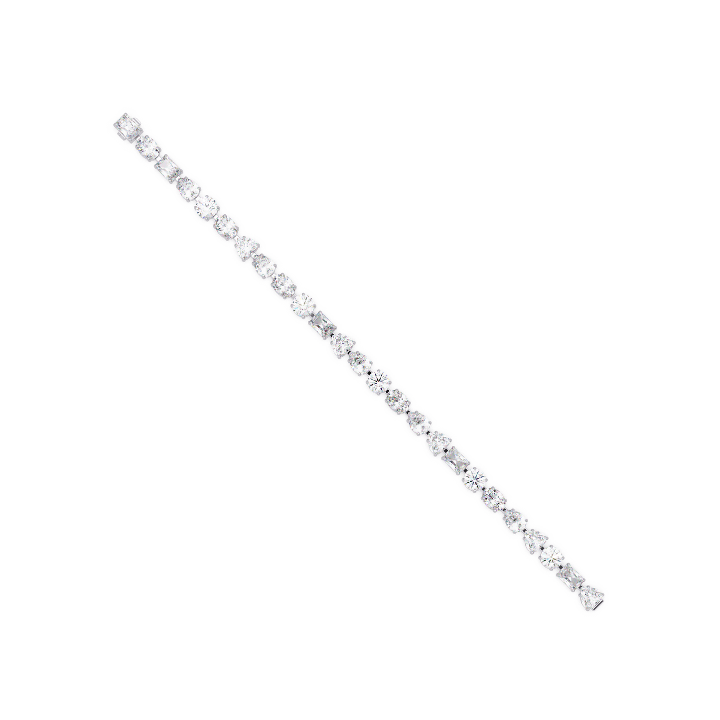 Mixed Shape Lab Grown Diamond Link Tennis Bracelet - HIGHCARAT DIAMONDS