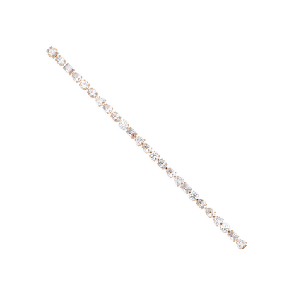 Mixed Shape Lab Grown Diamond Link Tennis Bracelet - HIGHCARAT DIAMONDS
