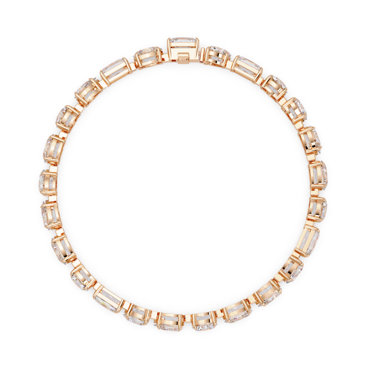 Mixed Shape Lab Grown Diamond Link Tennis Bracelet - HIGHCARAT DIAMONDS
