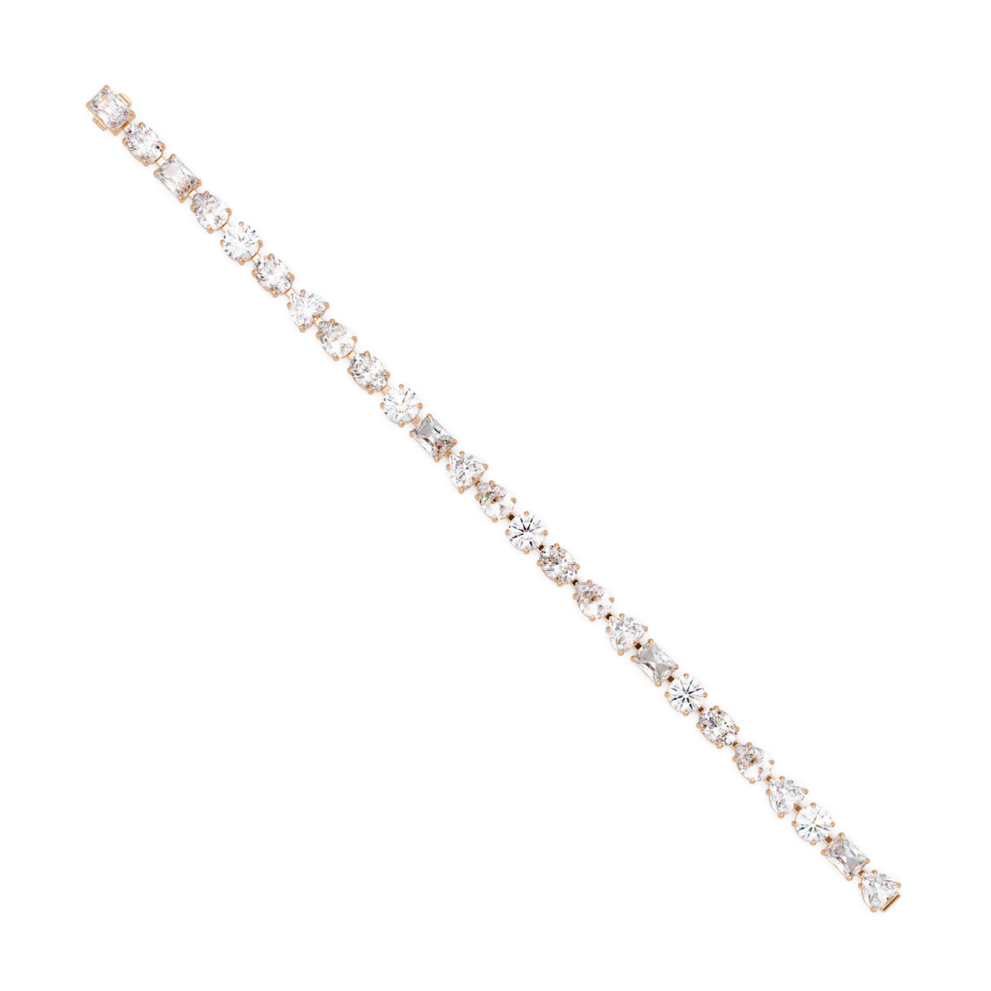 Mixed Shape Lab Grown Diamond Link Tennis Bracelet - HIGHCARAT DIAMONDS