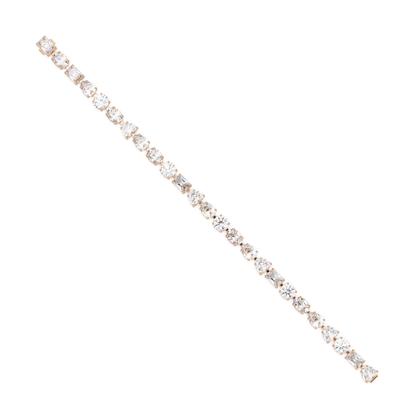 Mixed Shape Lab Grown Diamond Link Tennis Bracelet - HIGHCARAT DIAMONDS
