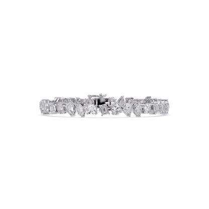 Mixed Shape Lab-Grown Diamond Tennis Bracelet - HIGHCARAT DIAMONDS