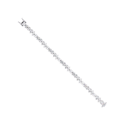 Mixed Shape Lab-Grown Diamond Tennis Bracelet - HIGHCARAT DIAMONDS