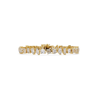 Mixed Shape Lab-Grown Diamond Tennis Bracelet - HIGHCARAT DIAMONDS