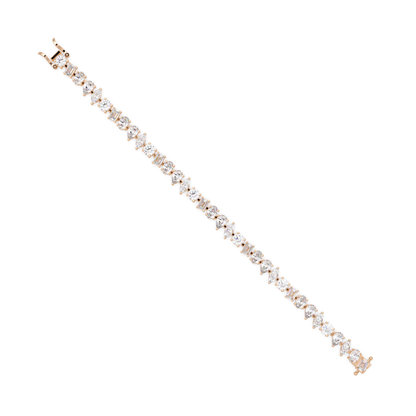 Mixed Shape Lab-Grown Diamond Tennis Bracelet - HIGHCARAT DIAMONDS