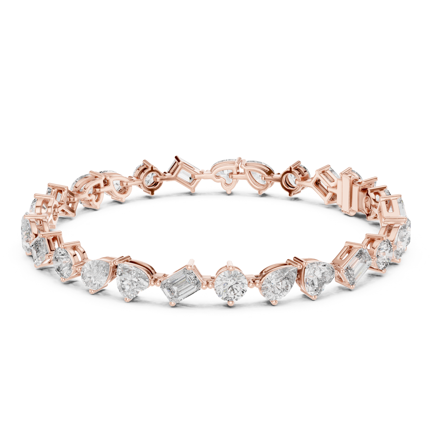 Mixed Shape Lab Grown Diamond Tennis Bracelet - HIGHCARAT DIAMONDS