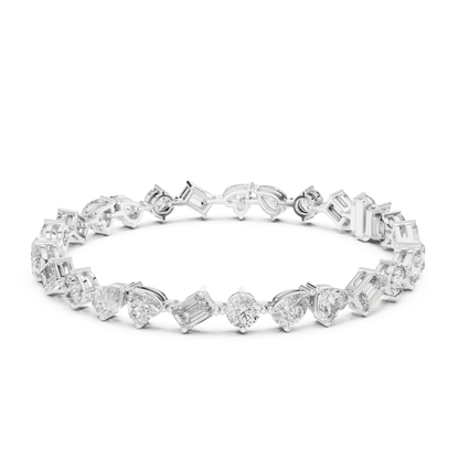 Mixed Shape Lab Grown Diamond Tennis Bracelet - HIGHCARAT DIAMONDS