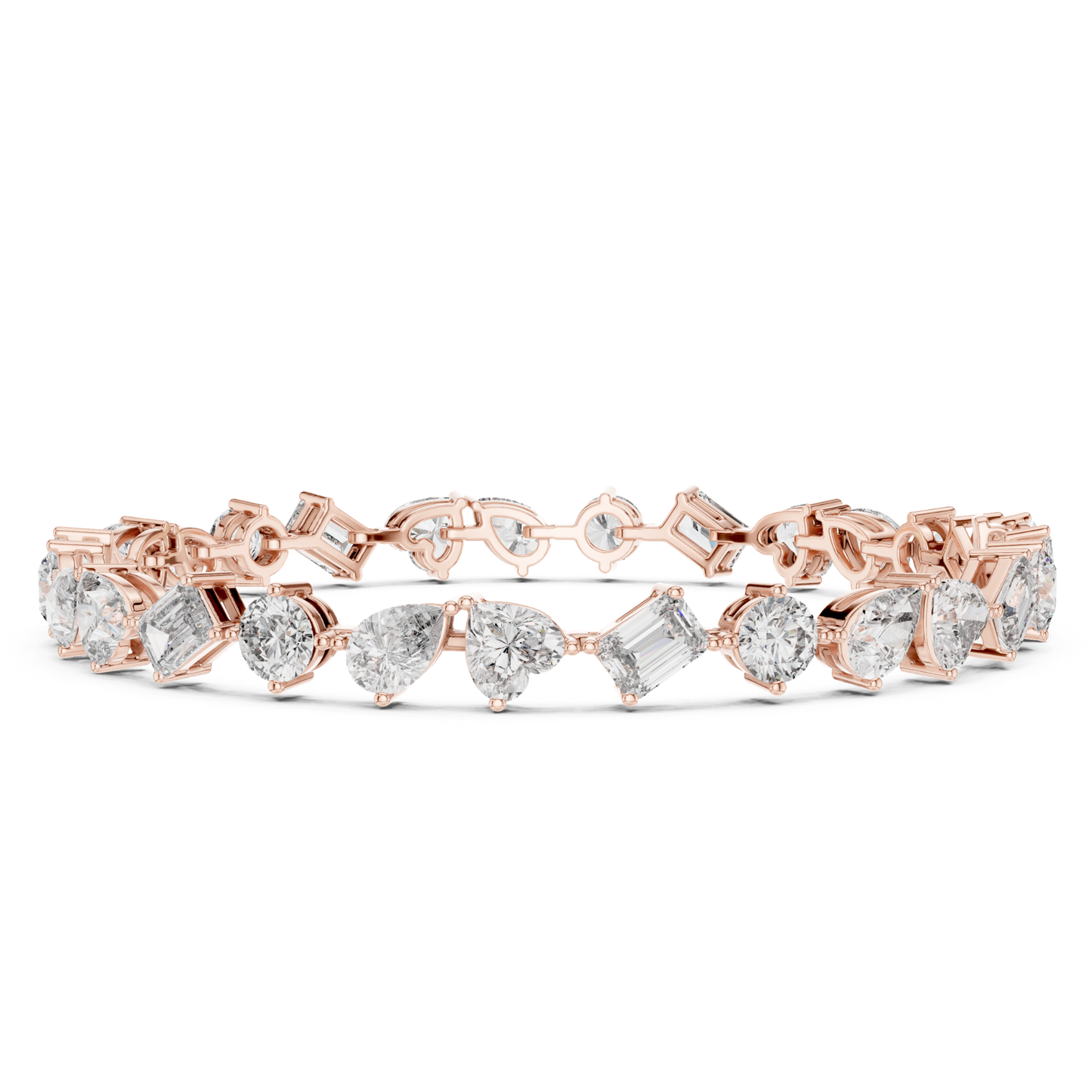 Mixed Shape Lab Grown Diamond Tennis Bracelet - HIGHCARAT DIAMONDS