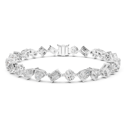 Mixed Shape Lab Grown Diamond Tennis Bracelet - HIGHCARAT DIAMONDS