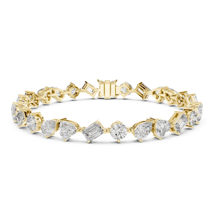 Mixed Shape Lab Grown Diamond Tennis Bracelet - HIGHCARAT DIAMONDS