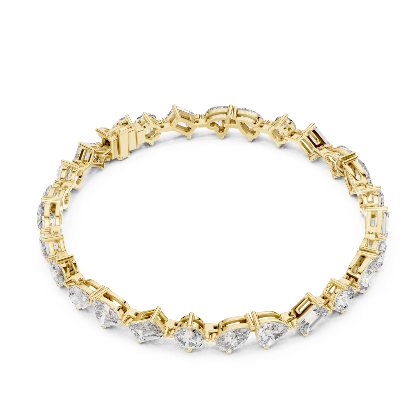 Mixed Shape Lab Grown Diamond Tennis Bracelet - HIGHCARAT DIAMONDS