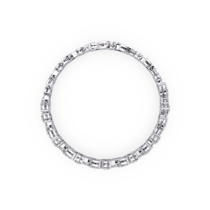 Mixed Shape Lab grown Diamond Wide Bracelet - HIGHCARAT DIAMONDS