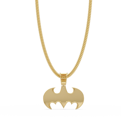 Modern Bat Shape Lab Grown Rose Gold Diamond Pendant - HIGHCARAT DIAMONDS