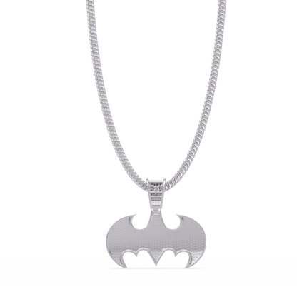 Modern Bat Shape Lab Grown Rose Gold Diamond Pendant - HIGHCARAT DIAMONDS